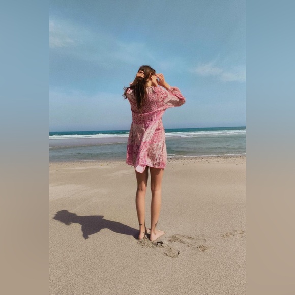 PATCHWORK PRINT MINI DRESS - Picture 15 of 15